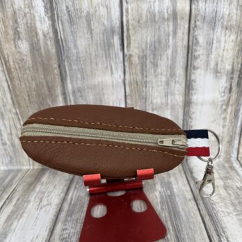 latelier51 creation maroquinerie artisanale sac portefeuille porte monnaie porte cle marron clair